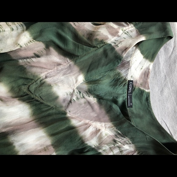 Gypsy 05 Green Tie-Died Long Dress - Picture 8 of 8